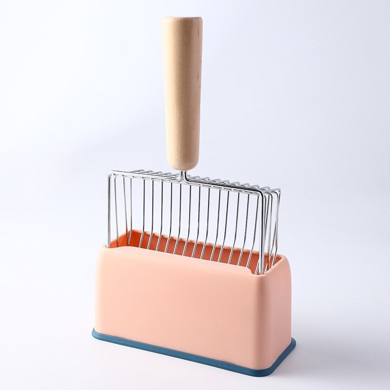 Cat Litter Scoop Set with Holder