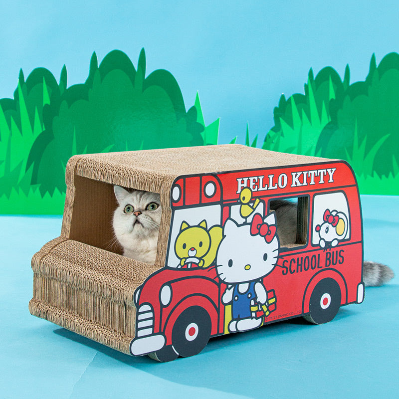 hello kitty school bus
