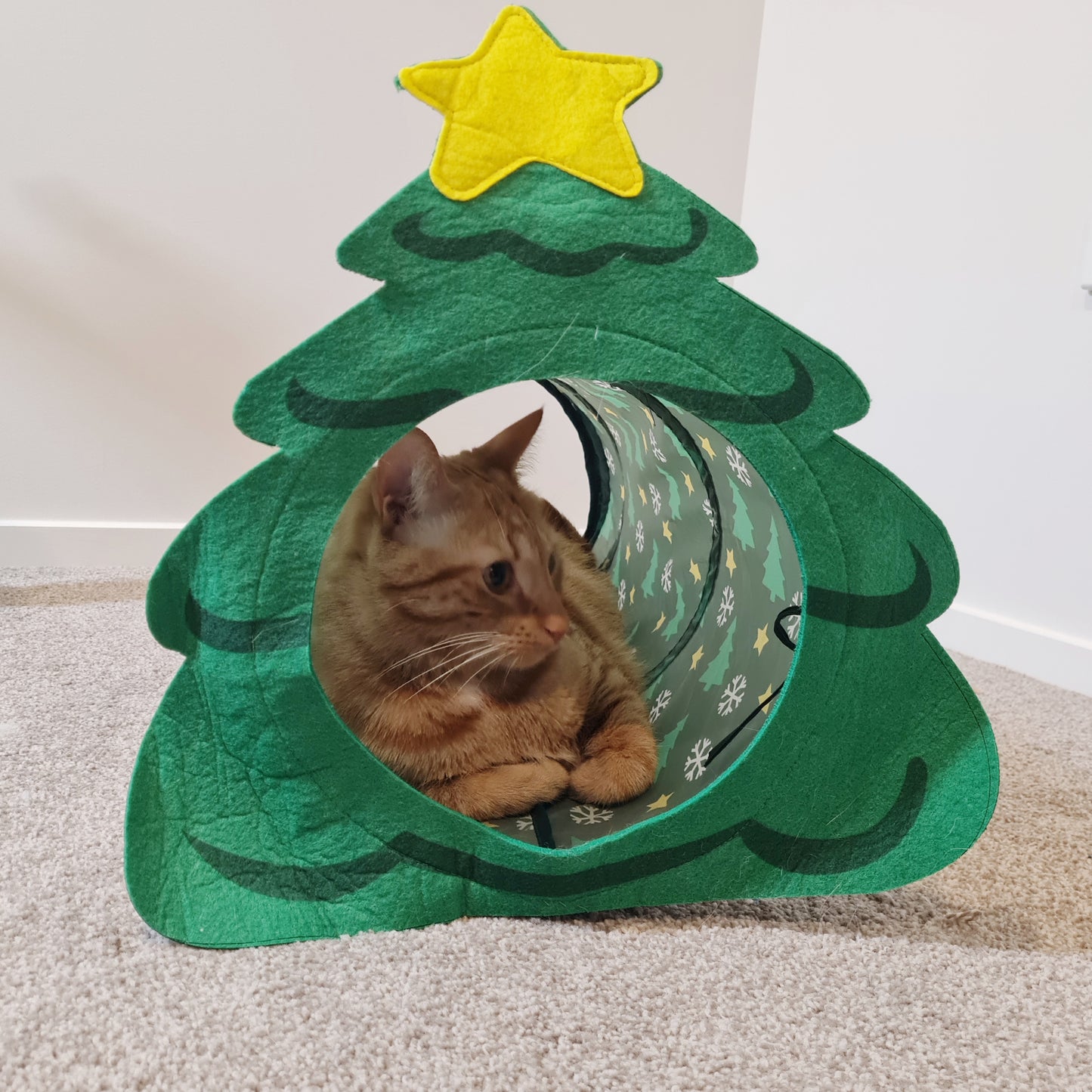 Cat Christmas Tree Tunnel