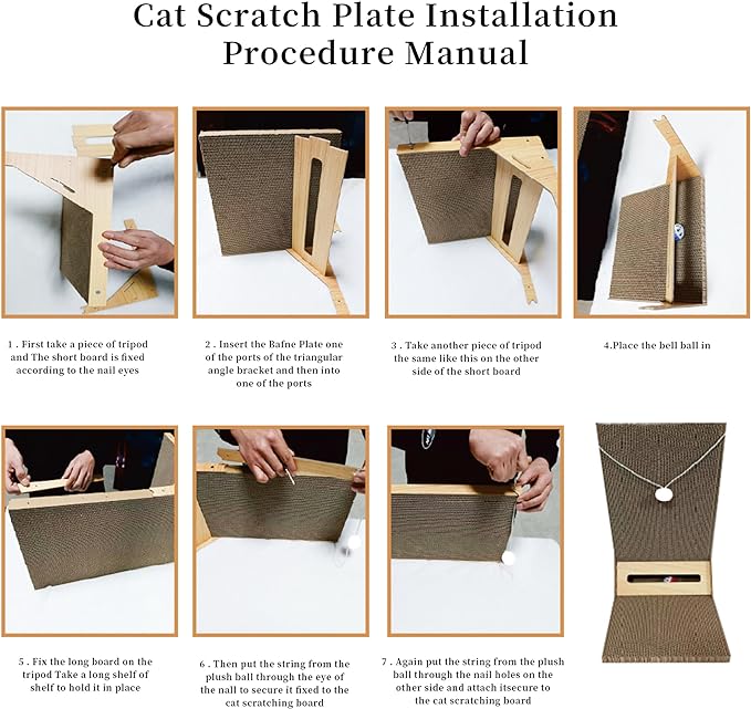 L-Shape Wall Cat Scratcher