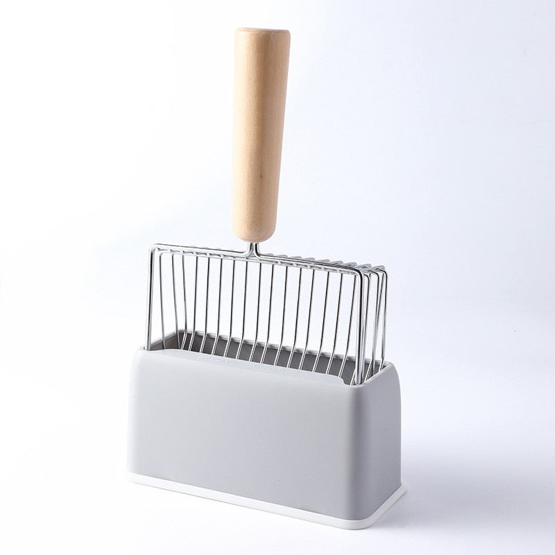 Cat Litter Scoop Set with Holder