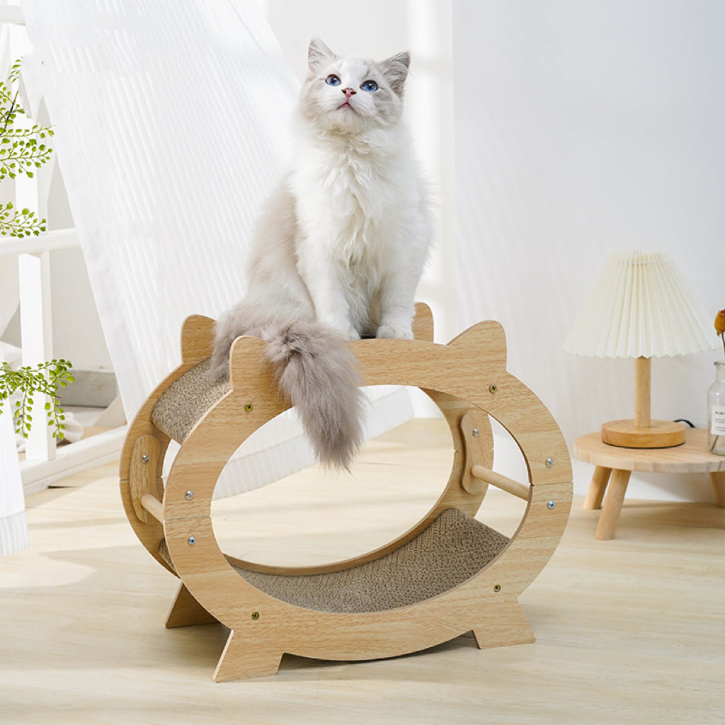 Cat TV Frame Scratcher Bed