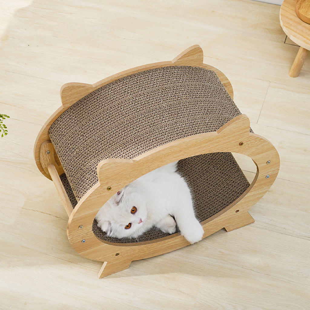 Cat TV Frame Scratcher Bed