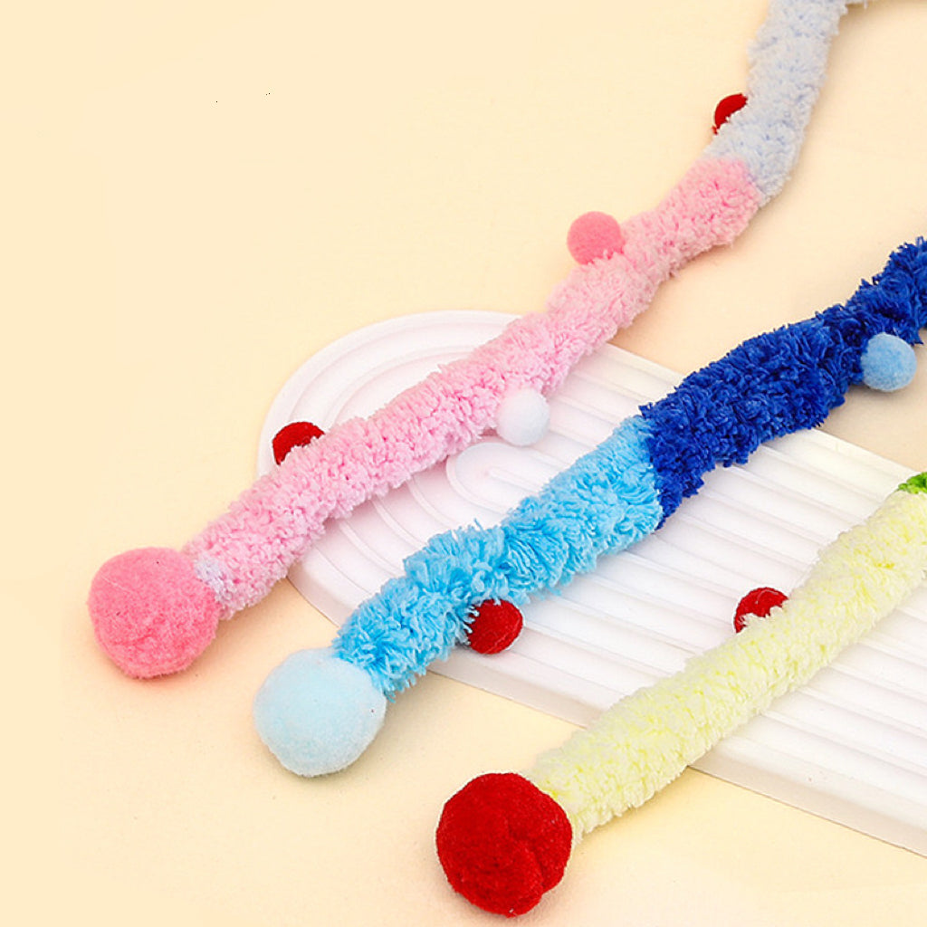 Cat Christmas Pom Pom Teaser Wand