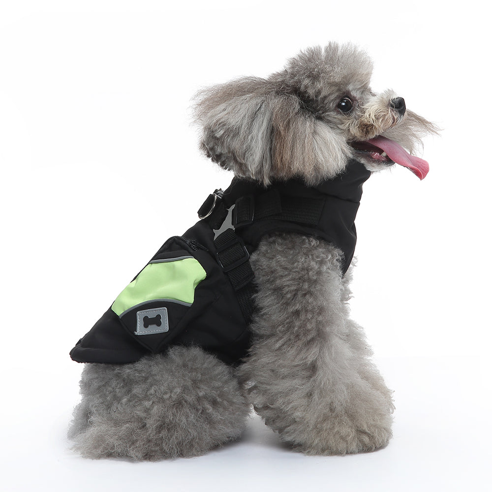 Dog Winter Coat Puffer Vest with Pockets