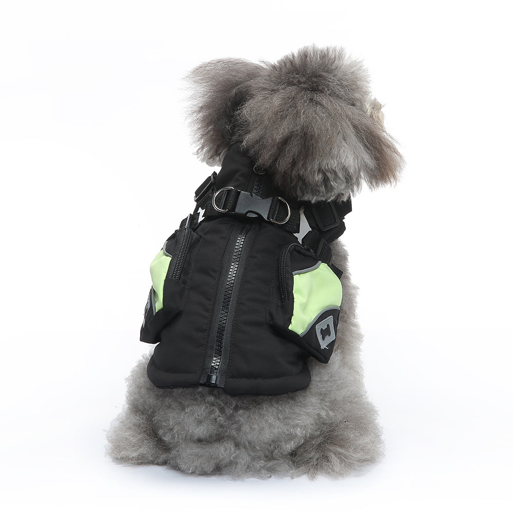 Dog Winter Coat Puffer Vest with Pockets