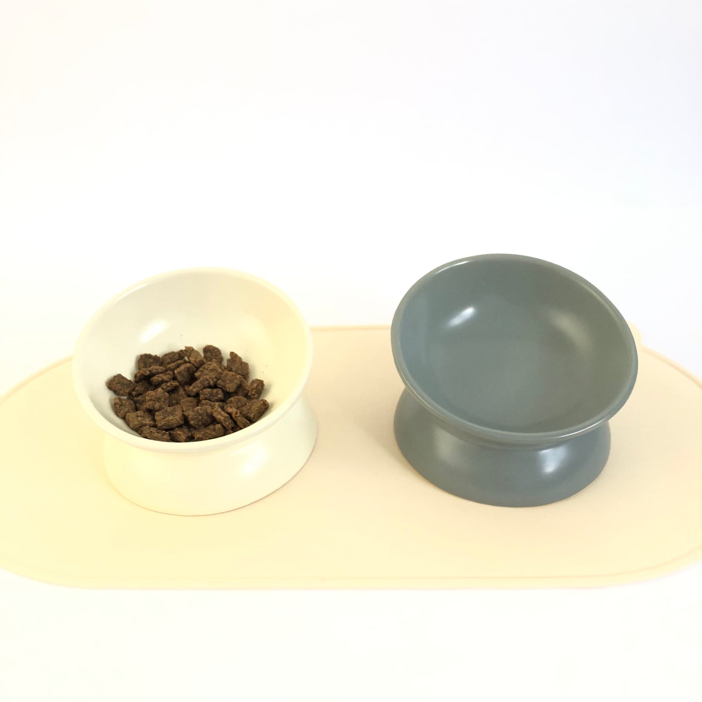 Elegant Ceramic Elevated Food Bowl (Available in 4 Colours)