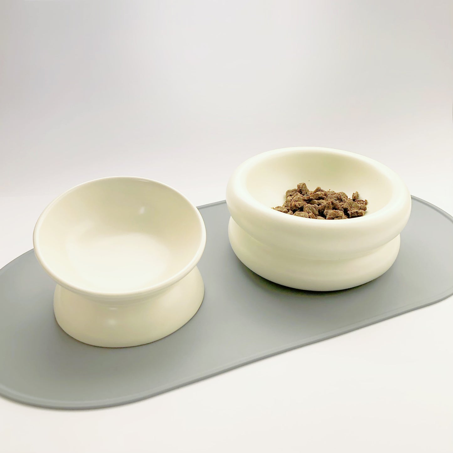 Elegant Ceramic Elevated Food Bowl (Available in 4 Colours)