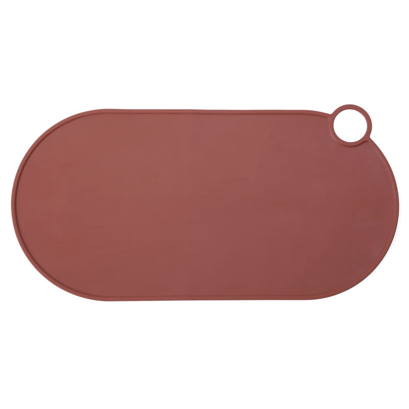 Anti-slip Silicone Feeding Mat-Burgundy